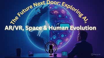 The Future Next Door: Exploring AI, AR/VR, Space & Human Evolution #podcast #english #learning #ai