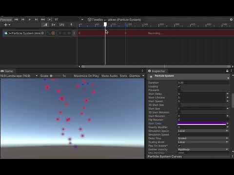 unity タイムラインを使ったshuriken effect
