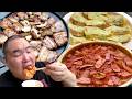하루종일 굶다가 삼겹살에 소주3병 햄찌개 해장먹방 푸이로그 feat.어머니와 함께 선재담 먹방여행