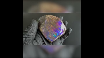 Decorative ammolite stone 83 x 79 x 15mm #ammolite #gemstone #fengshui