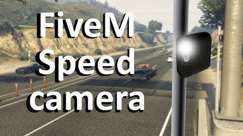 Rip Speed Camera (ESX, QBCore)