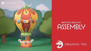 SVG File - Beautiful Balloon - Assembly Tutorial (For Cricut, Silhouette, and ScanNCut)