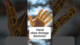 Zeichne eine Hand ohne Vorlage. Besuche die Drawtut Website für Tutorial. #zeichnen #handzeichnung