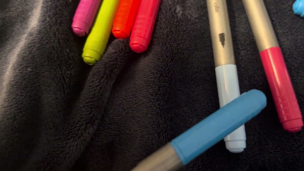 ASMR Whispering About Nonsense and Coloring