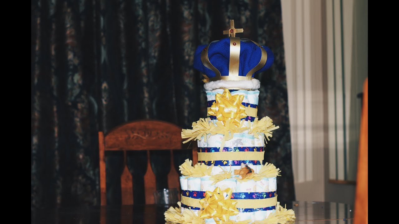 dollar tree diaper cake