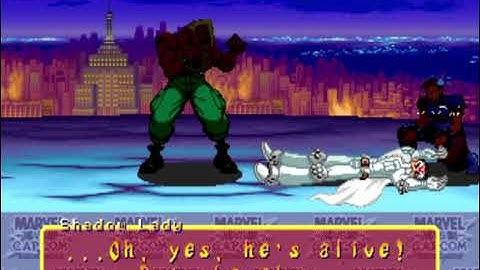 Marvel vs. Capcom - Shadow Lady Ending