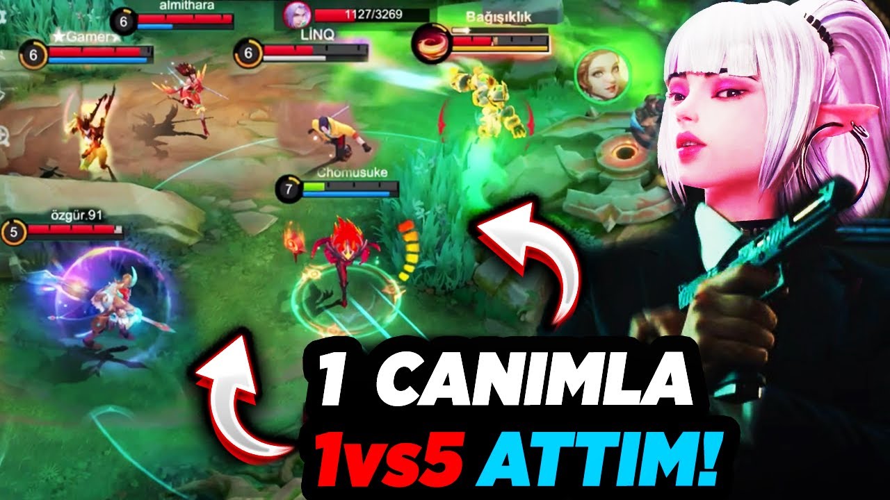 1 CANIMLA 1vs5 ATTIM! TÜYLER DİKEN DİKEN! AŞIRI İYİYDİ!