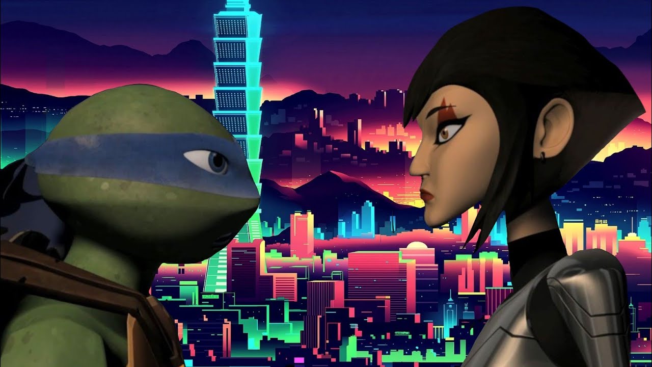 Клип черепашки ниндзя Лео и Карай 