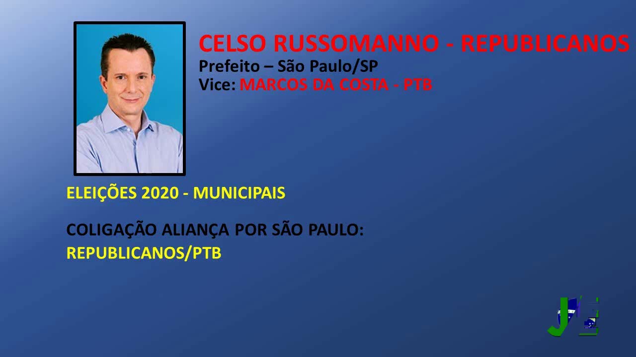 Jingles Eleições 2020 | Celso Russomanno (Republicanos) – Prefeito São Paulo/SP