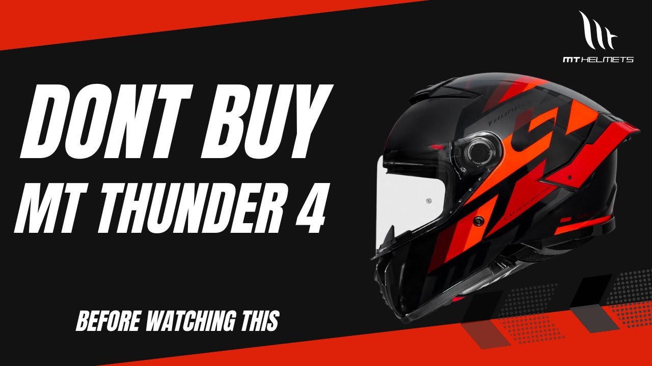 Is it the best helmet under 13000? MT Thunder 4 | Brutally Honest Review