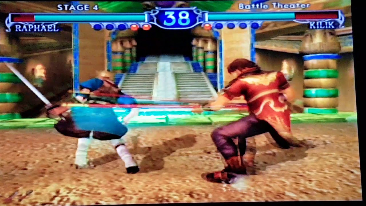 Soul Calibur 2 Raphael vs Kilik GC 1080 - YouTube