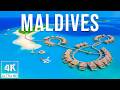 Maldives 4K Drone Footage | Overwater Villas, Crystal Lagoons &amp; Tropical Paradise