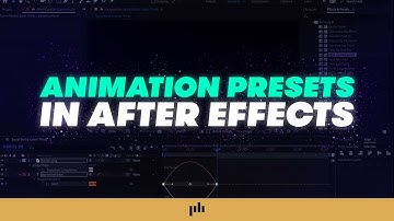 How To Use Animation Presets in After Effects | PremiumBeat.com