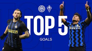 INTER v FIORENTINA | TOP 5 GOALS feat. Ronaldo, Marcelo Brozovic, Esteban Cambiasso... ⚽⚫🔵