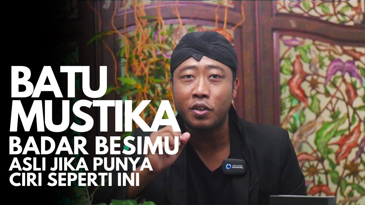 Ini Ciri Batu Mustika Badar Besi Yang Asli, Menurut Versi Ki Bagus WIjaya !!