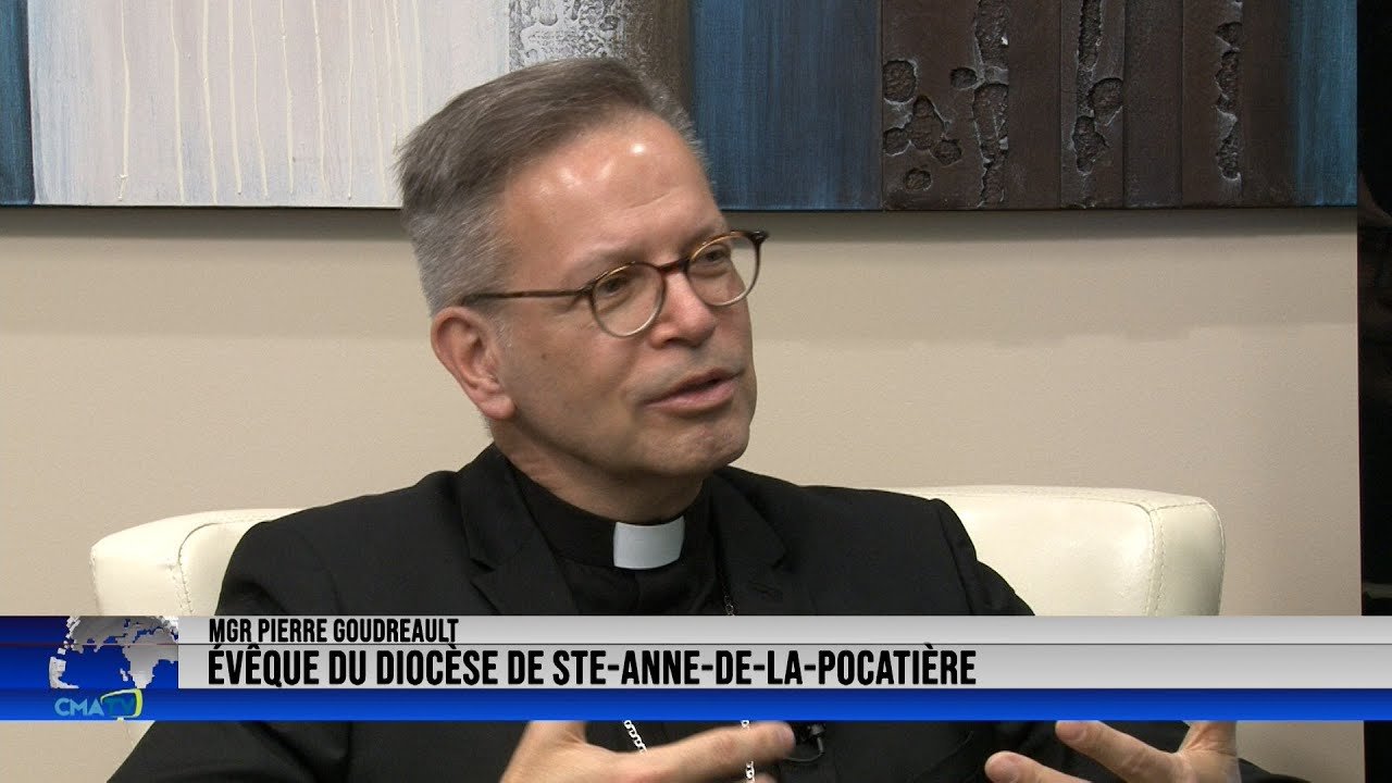 Entrevue Mgr Pierre Goudreault, évêque de SteAnnedelaPocatière