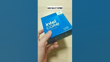 Intel Core i7 14700K CPU Unboxing # Shorts