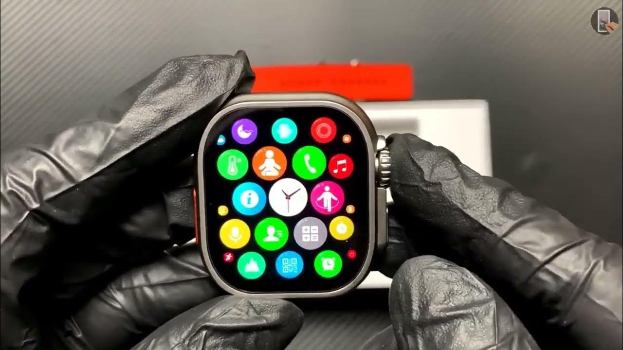 Apple Watch Ultra Copy Unboxing & Review IWO Watch 8 Ultra tehc&co YouTube