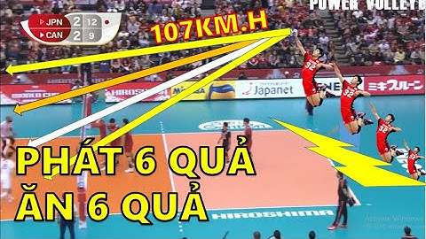 Yuji NiShida và Kỷ Lục 6 Cú Phát Bóng ăn Điểm Trực Tiếp Với Tốc Độ Trung Bình 107km.h