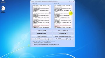 How To Use CSV Compare Two Files and Find Differences Software