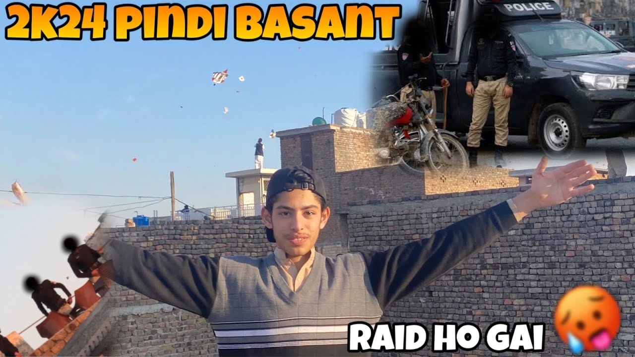 2k24 Pindi Basant 🤩 || police aa gai 🥵 || Raid ho gai || Baba Comunity 0.2