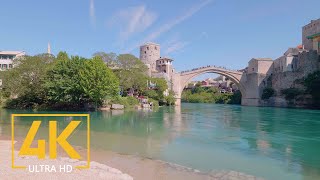 Mostar, Bosnia and Herzegovina - Walking Tour in 4K 60fps