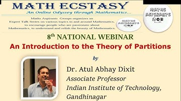 𝕄𝕒𝕥𝕙𝕤 𝔸𝕤𝕡𝕚𝕣𝕒𝕟𝕥𝕤 | 𝟠𝕥𝕙 ℕ𝕒𝕥𝕚𝕠𝕟𝕒𝕝 𝕎𝕖𝕓𝕚𝕟𝕒𝕣 | ℙ𝕚 𝔻𝕒𝕪, 𝟚𝟘𝟚𝟛 | 𝕋𝕙𝕖𝕠𝕣𝕪 𝕠𝕗 ℙ𝕒𝕣𝕥𝕚𝕥𝕚𝕠𝕟𝕤 || 𝔻𝕣. 𝔸𝕥𝕦𝕝 𝔸𝕓𝕙𝕒𝕪 𝔻𝕚𝕩𝕚𝕥