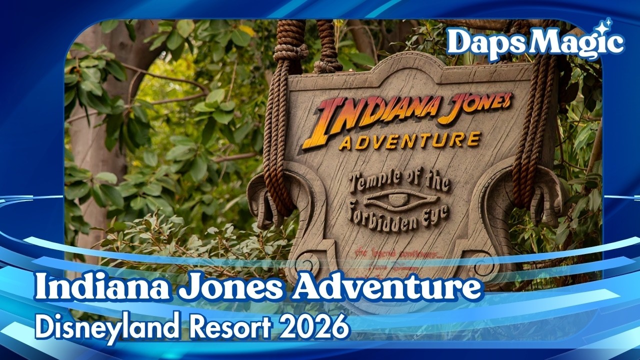 Indiana Jones Adventure | Disneyland Resort 2026 4K