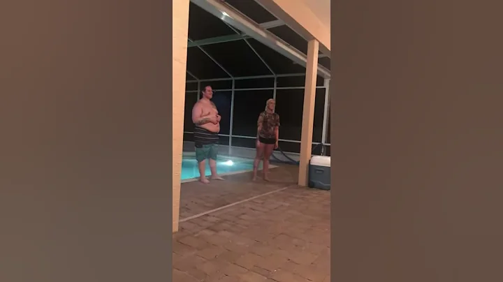 PUSHING MY BROTHER IN THE POOL|2018|