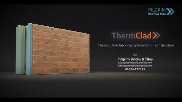ThermClad Brick Slip System for ICF Construction