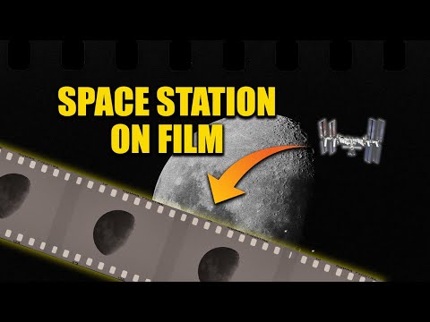 Watch: The first ISS moon transition ever captured on 35mm film