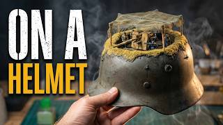 I Built a WWII Battlefield on a German Helmet
