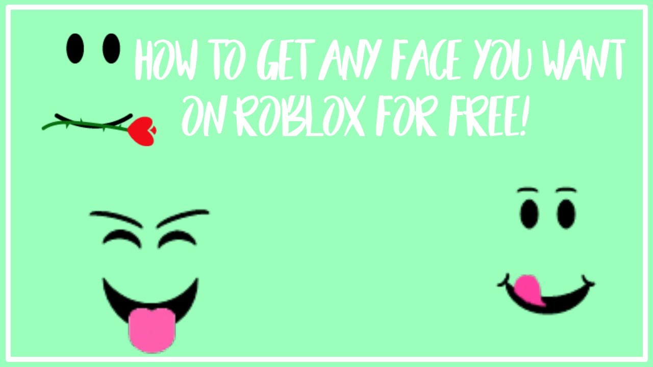 how to get a free face on roblox mac