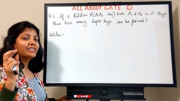 How Many Super Keys | DBMS Session 11|GATE CSE