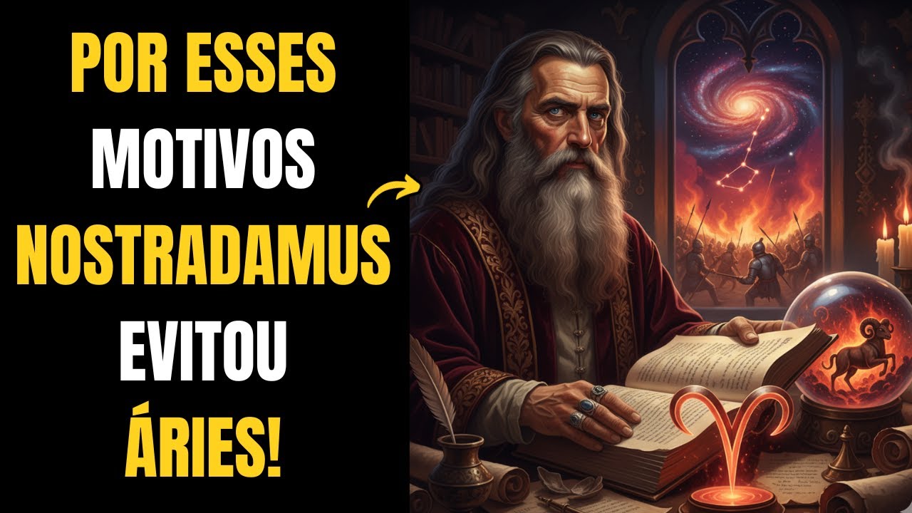 “15 SEGREDOS SOMBRIOS DE ÁRIES QUE NOSTRADAMUS ESCONDEU DO MUNDO! 🔥♈”