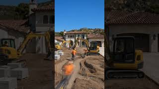 Luxury front yard transformation from start to finish 🏡🔥