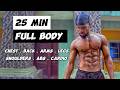 25 Minute Full Body Workout at Home | No Equipment, No Repeat