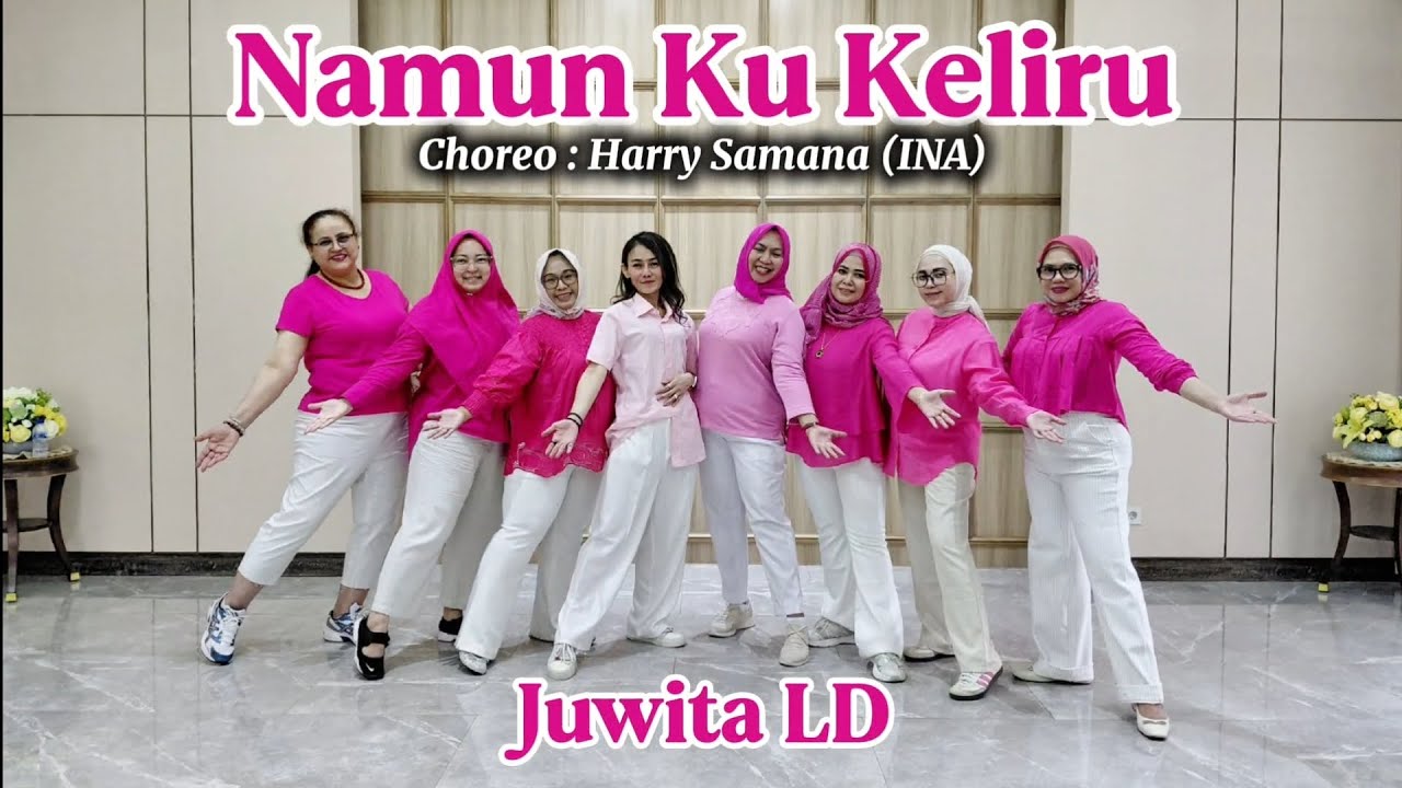 Namun Ku Keliru Line Dance ~ Harry Samana (INA) | Demo by Juwita LD