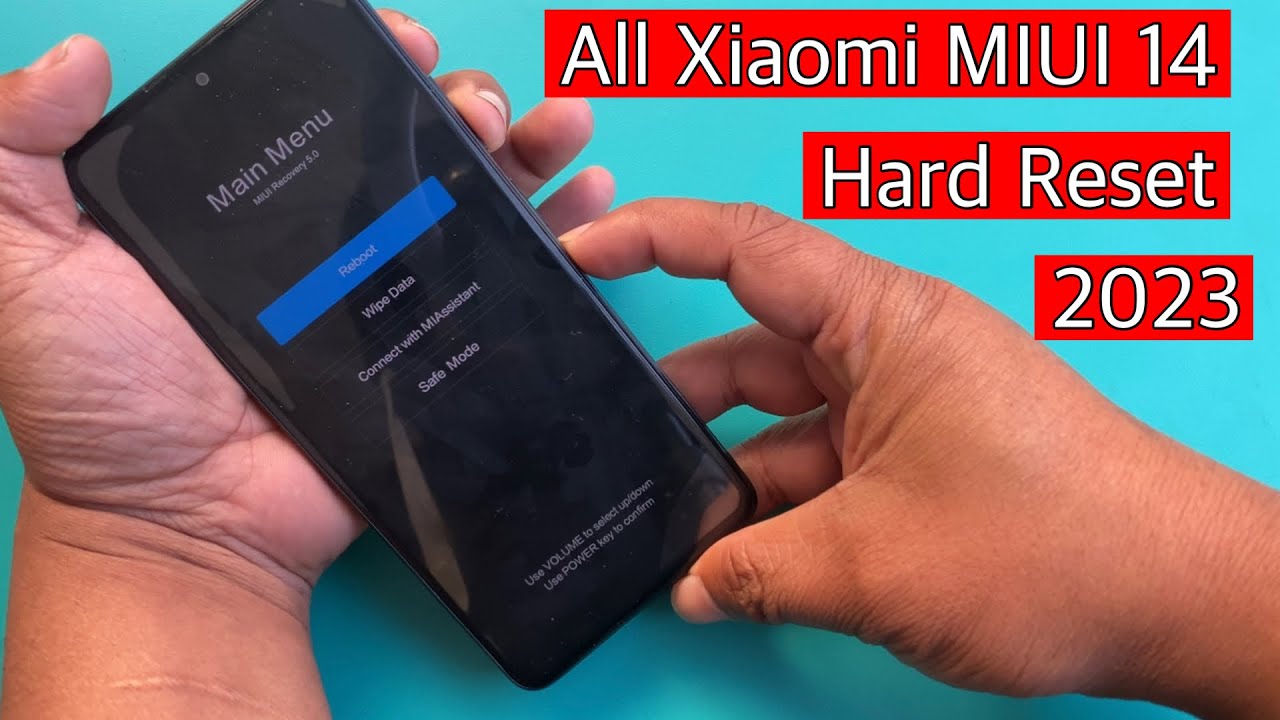 2023-Hard Reset All Xiaomi miui 14/Unlock pin pattern and password ...