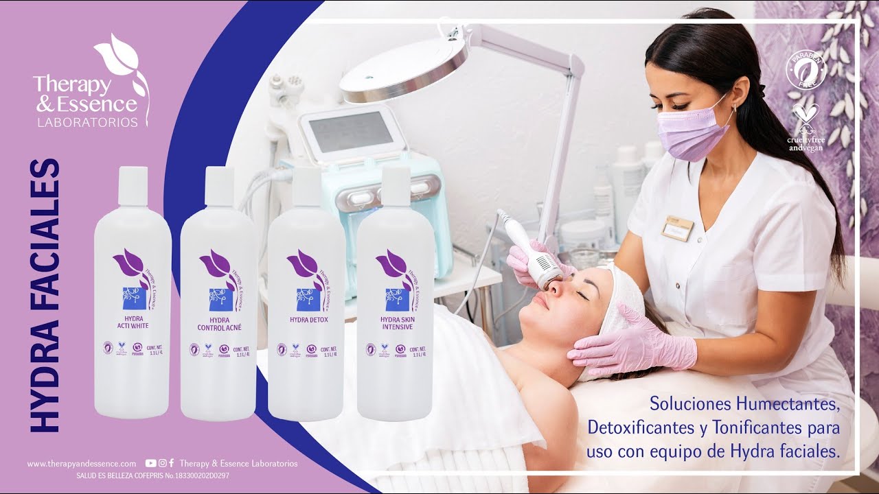 💦 ¡SOLUCIONES para HYDRA FACIALES!  ✨  by Therapy & Essence