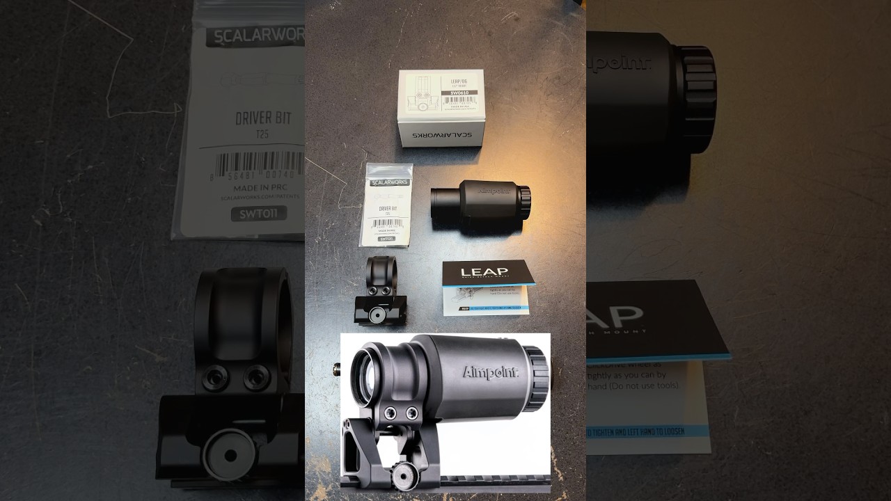How To Mount Aimpoint Magnifier To Scalarworks Leap/06 & Review 