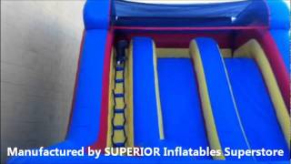 backyard dual lane slide manufactured by Best American Inflatable Manufacturer in the USA
