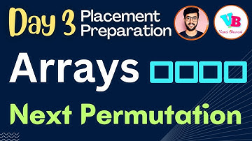 Arrays - Next Permutation in telugu | DSA in Telugu | Vamsi Bhavani
