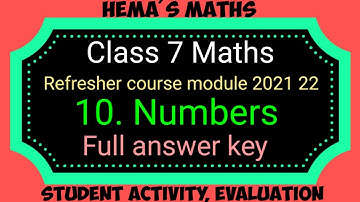 tn class 7th maths refresher course module chapter 10 numbers