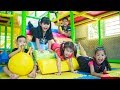 Kids Go To School | Chuns With Best Friends Play House Ball Go shopping toy supermarket Toys City