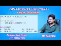 Python Advanced & Tricky Program-2 by Mr. Narayana || Narayana Tech House || 9010607010