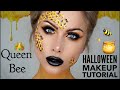 queen bee makeup tutorial | halloween makeup | BeeisforBeeauty