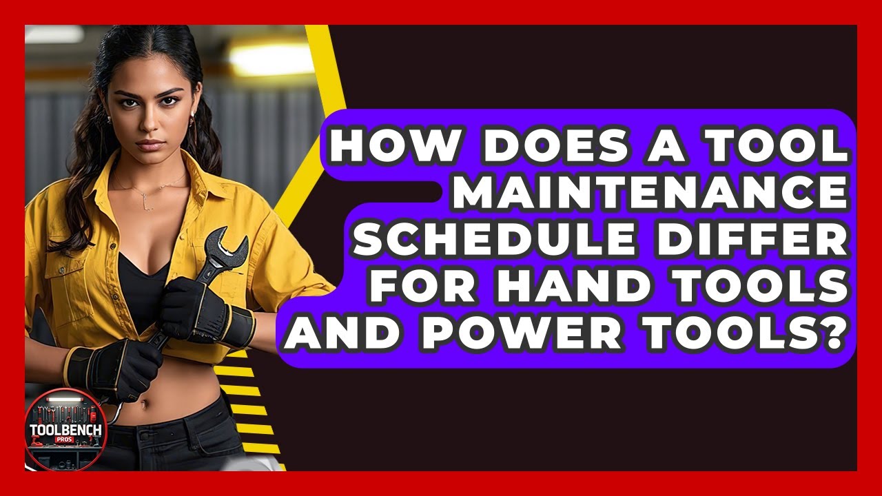 How Does a Tool Maintenance Schedule Differ for Hand Tools and Power Tools? | ToolBench Pros