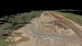 Digital elevation model fixed wing UAV  VTOL Trinity f90 Drone