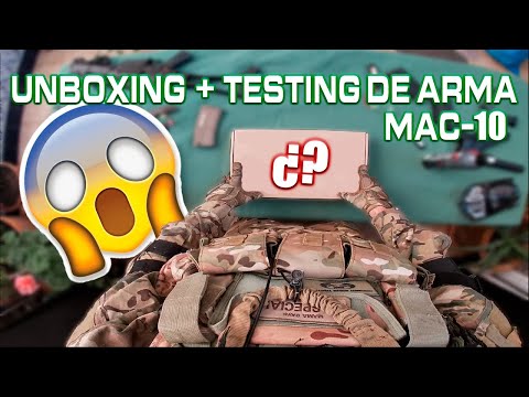 Airsoft MAC 10 Review, Unboxing in Spanish HFC, Airsoft Spain